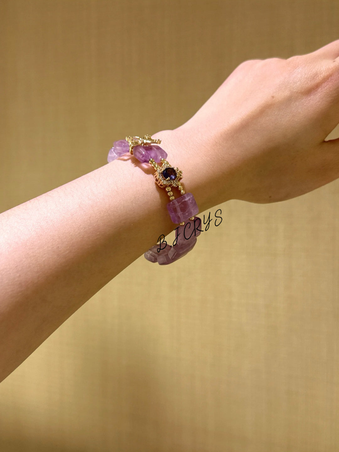 Amethyst Slab Bracelet