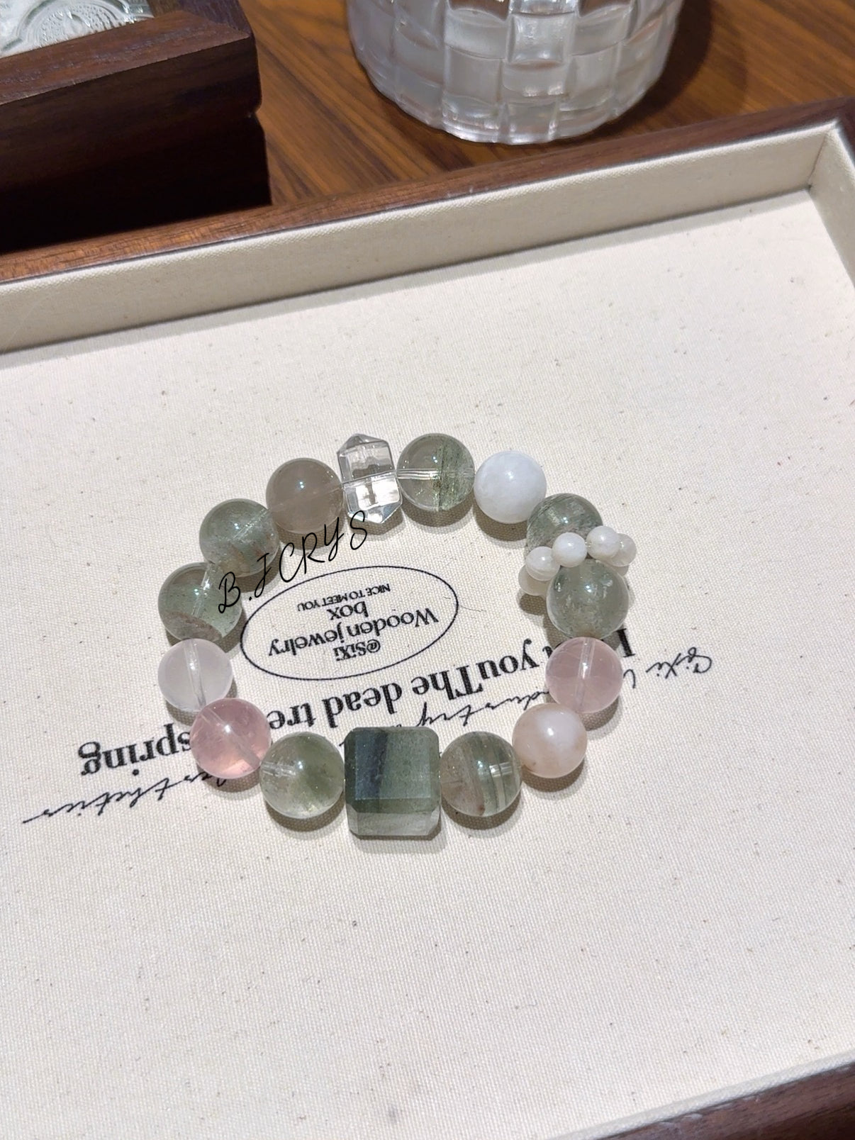 Green Phantom Quartz Bracelet