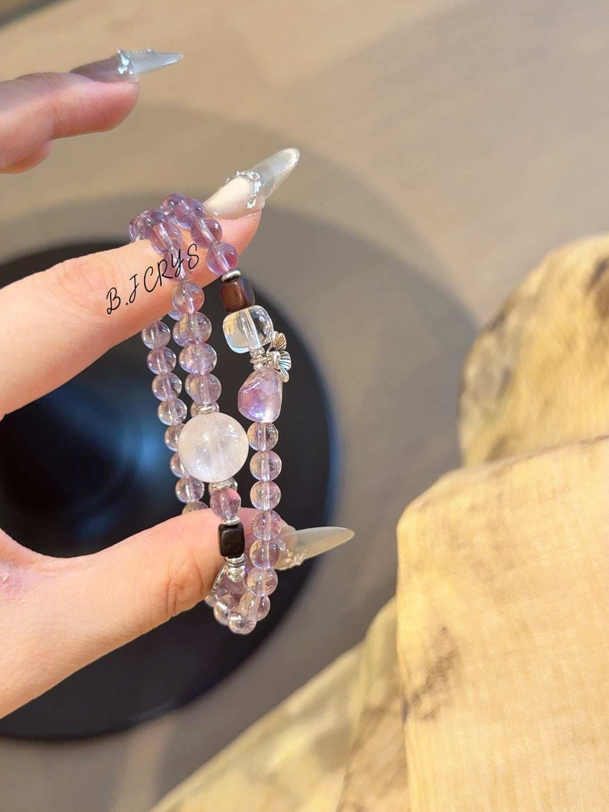 Amethyst Multi-loop Bracelet