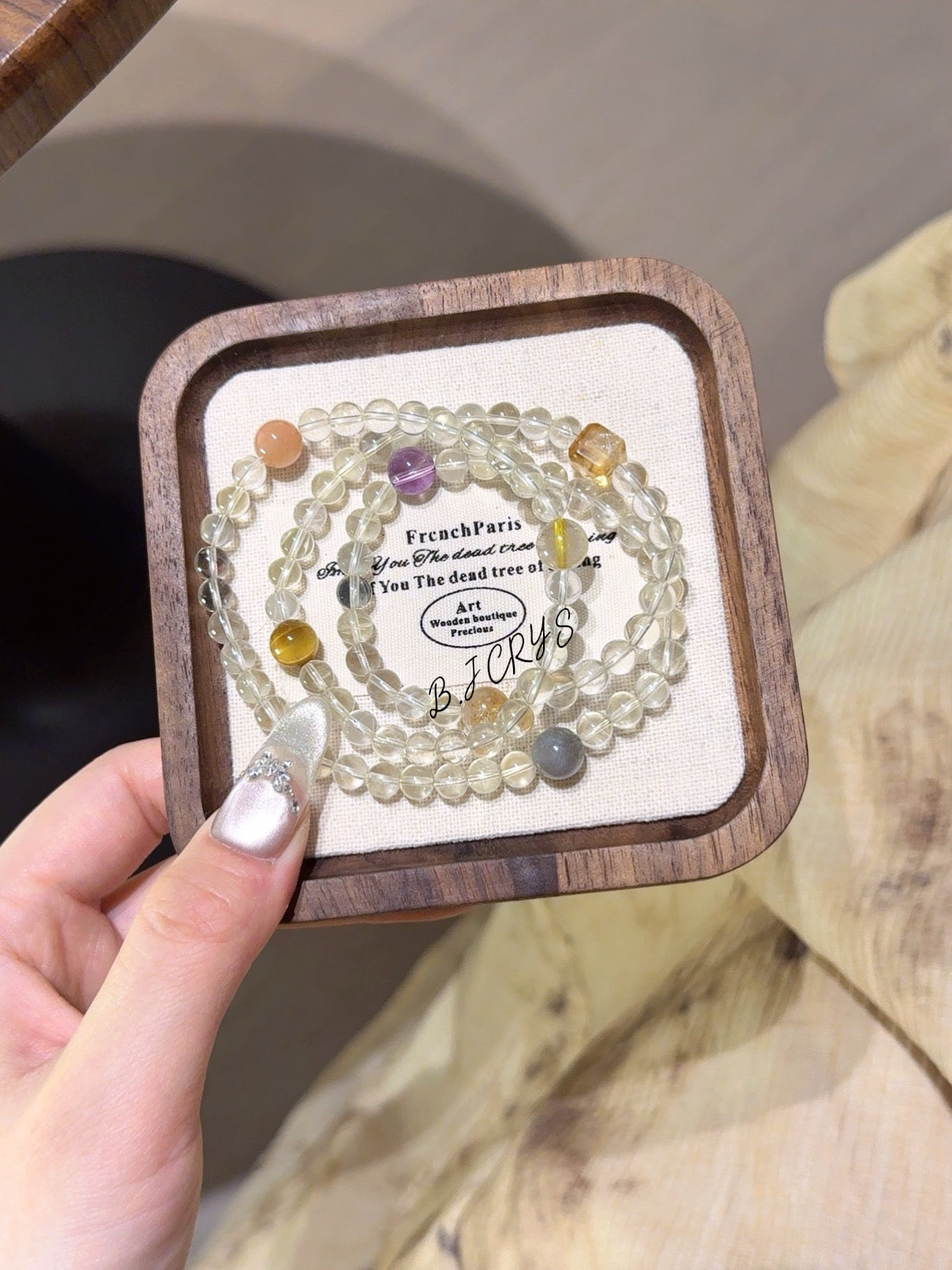 Multi-loop Citrine Bracelet