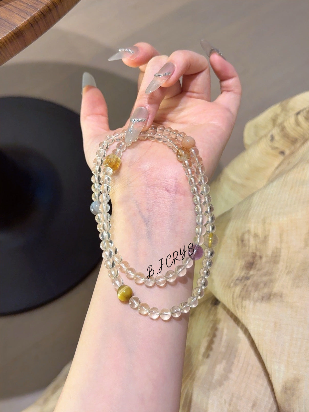 Multi-loop Citrine Bracelet
