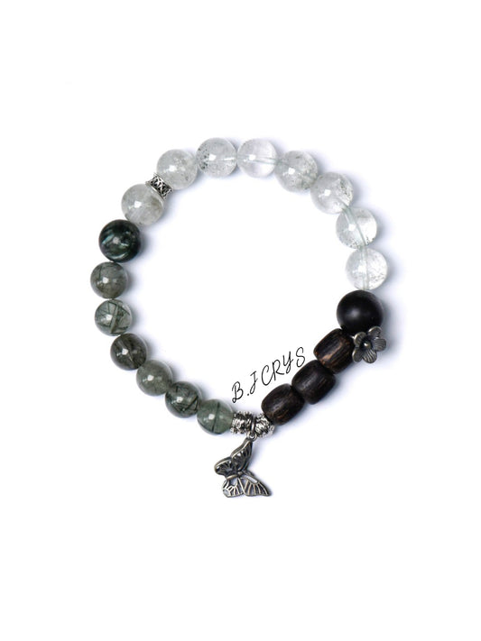 Green Phantom & Agarwood Bracelet