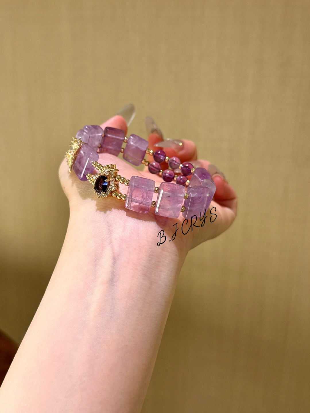 Amethyst Slab Bracelet
