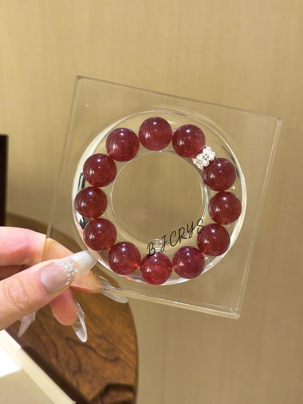Strawberry Quartz Bracelet
