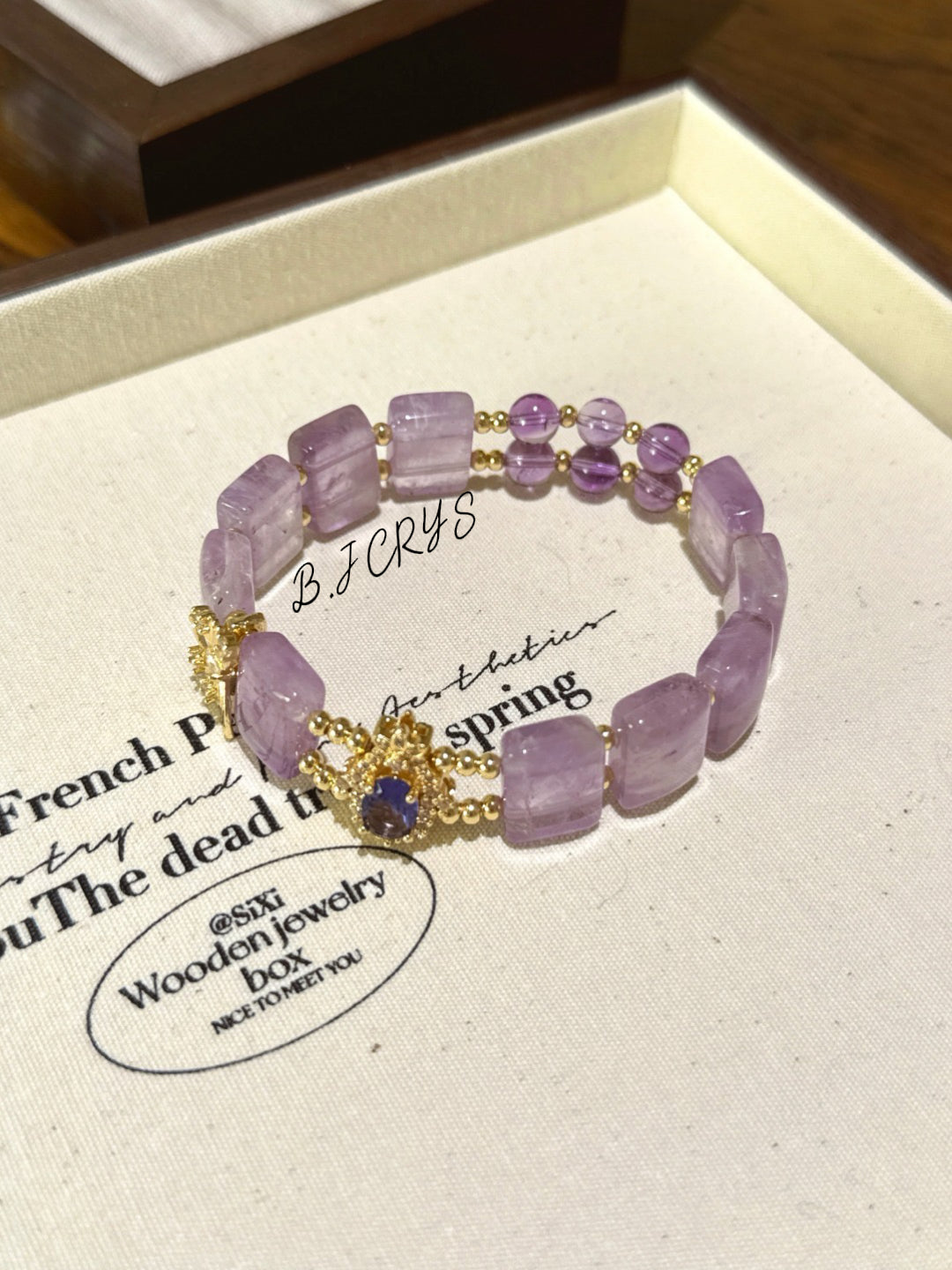 Amethyst Slab Bracelet