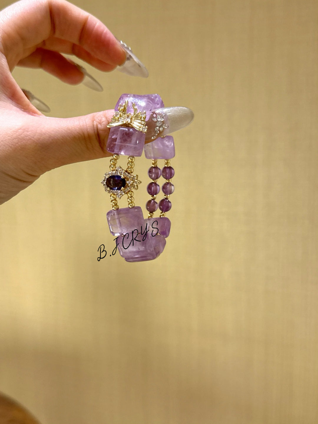 Amethyst Slab Bracelet