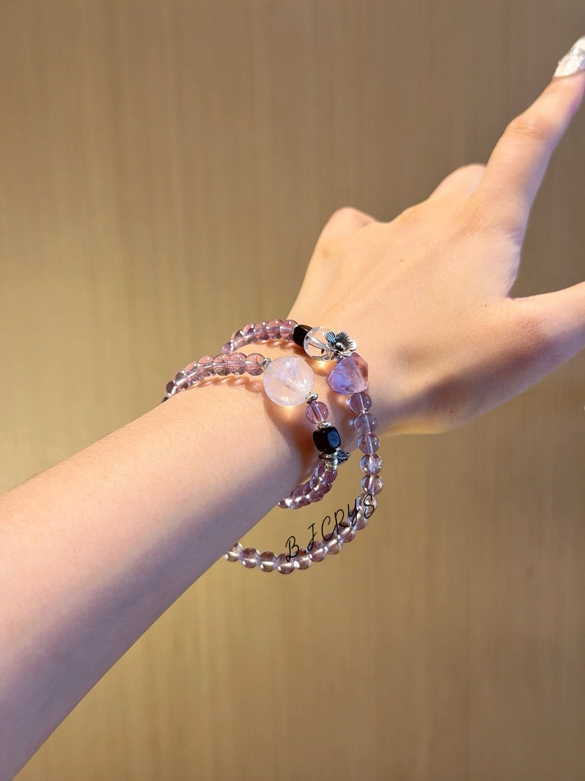Amethyst Multi-loop Bracelet